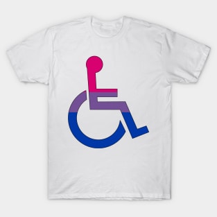 Disabled Bisexual Pride T-Shirt